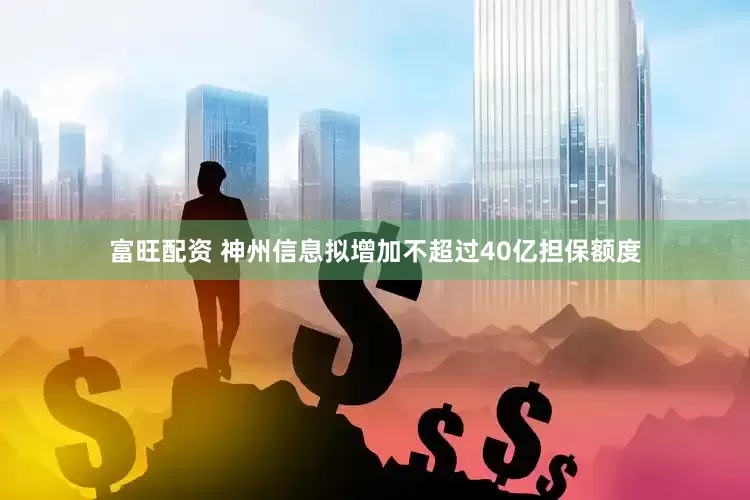 富旺配资 神州信息拟增加不超过40亿担保额度