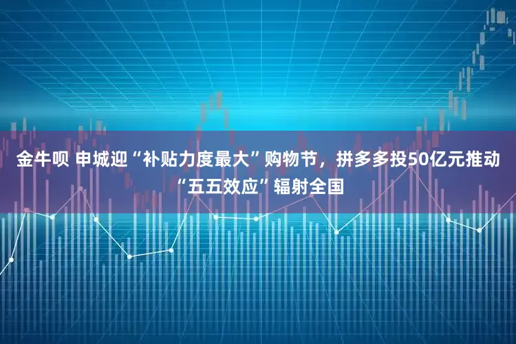 金牛呗 申城迎“补贴力度最大”购物节，拼多多投50亿元推动“五五效应”辐射全国