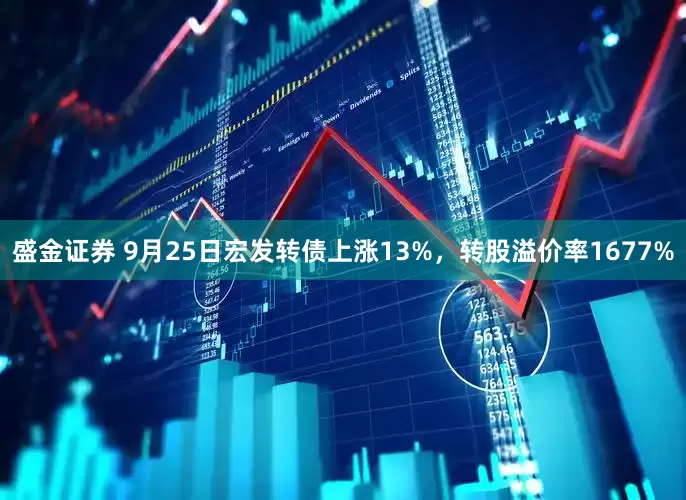 盛金证券 9月25日宏发转债上涨13%，转股溢价率1677%